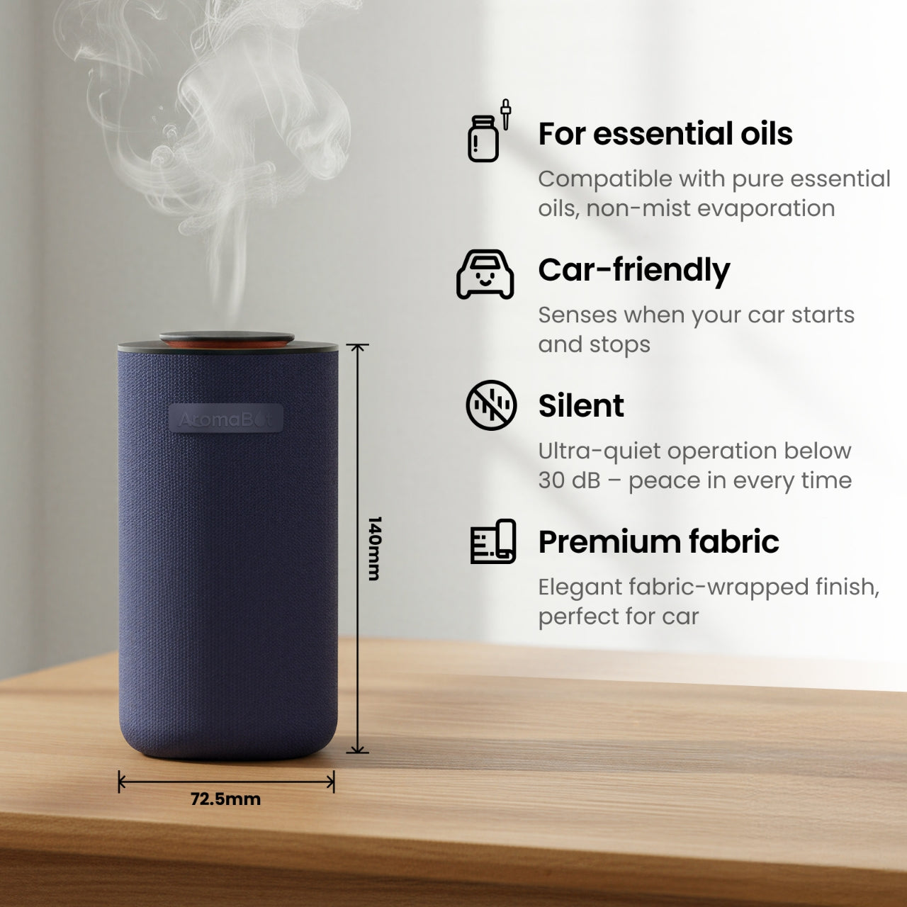 Aromabot Waterless Essential Oil Diffuser - Presales